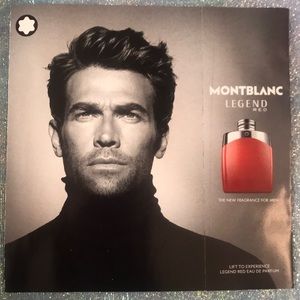 🆓 FREE W/ ANY BUNDLE Mont Blanc Legend & Legend Red Sample Card